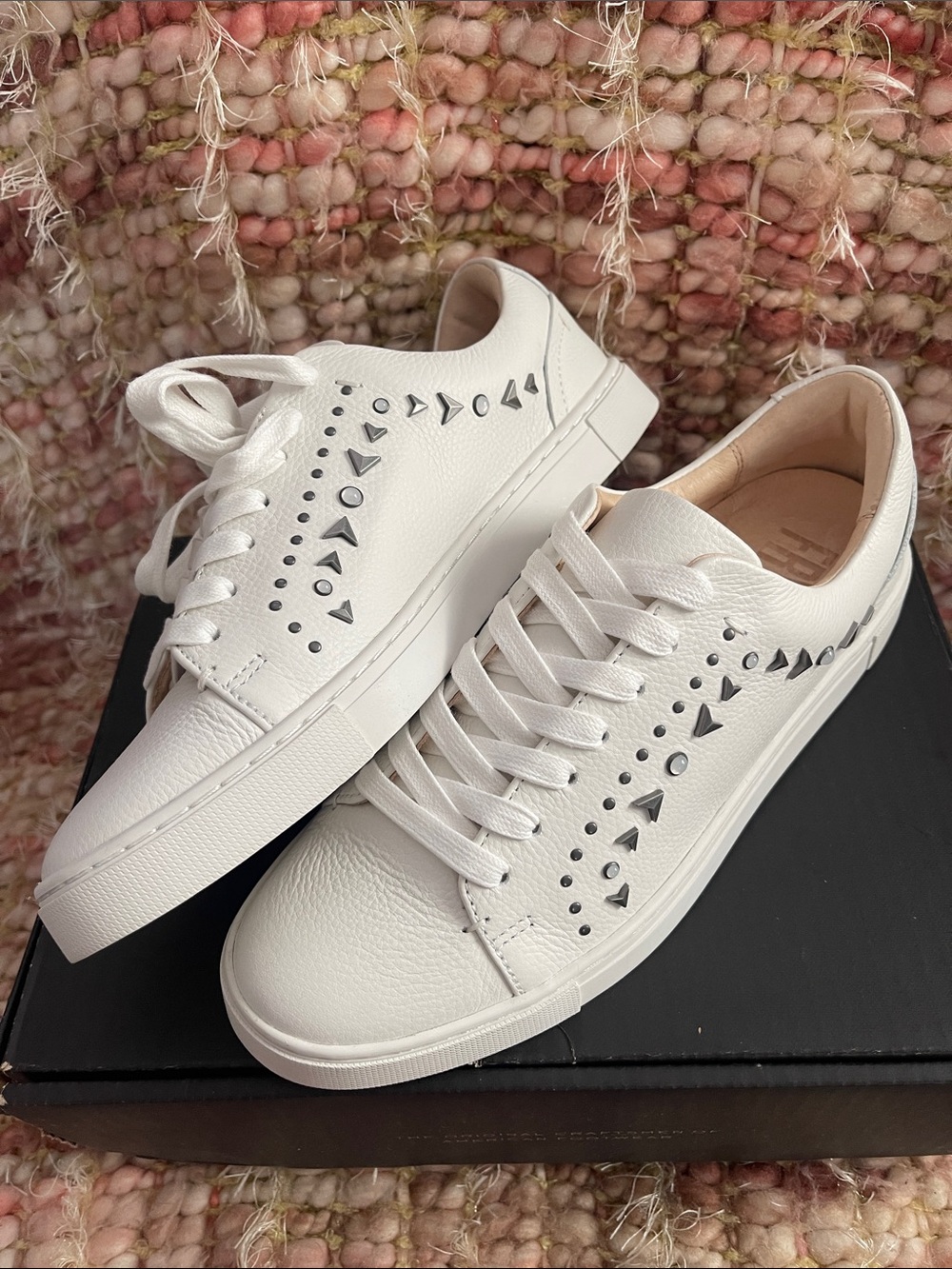Frye Women’s Ivy Studded Low Lace Sneaker